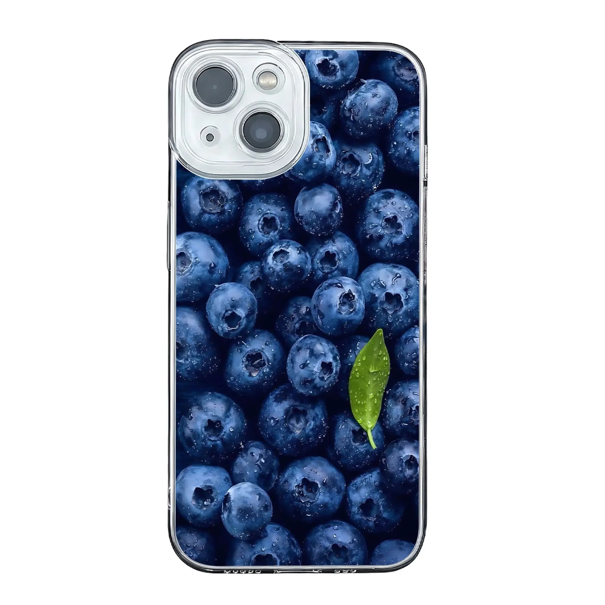 Cover anti-collisione Blueberry per iPhone 17 16 15 14 13 12 11 Pro Max