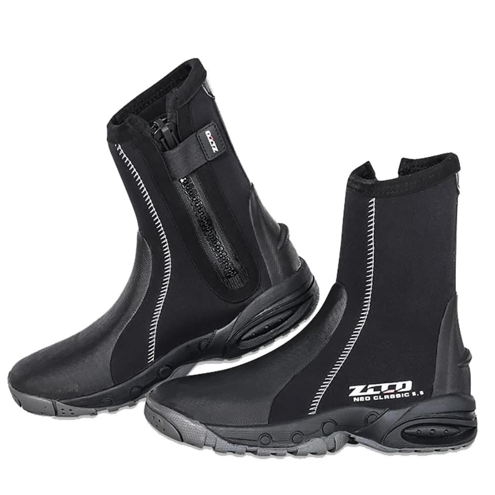5mm Neoprene diving boots with side zipper woman Snorkeling Scuba Diving shoes accessories for water sports