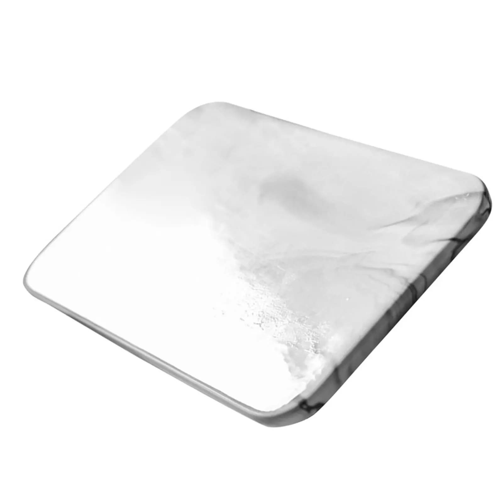 Tagliere in Ceramica Effetto Marmo Liscio - Accessorio per Carne, Frutta, Sushi, Tagliere da Cucina