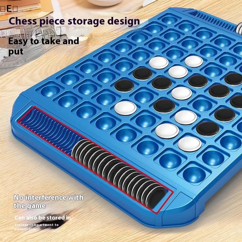 〔E〕1 Set di Giochi da Tavolo Educativi per 2 Giocatori, Backgammon e Scacchi Strategici, Giocattolo Interattivo Portatile per Bambini, per Casa e Viaggi