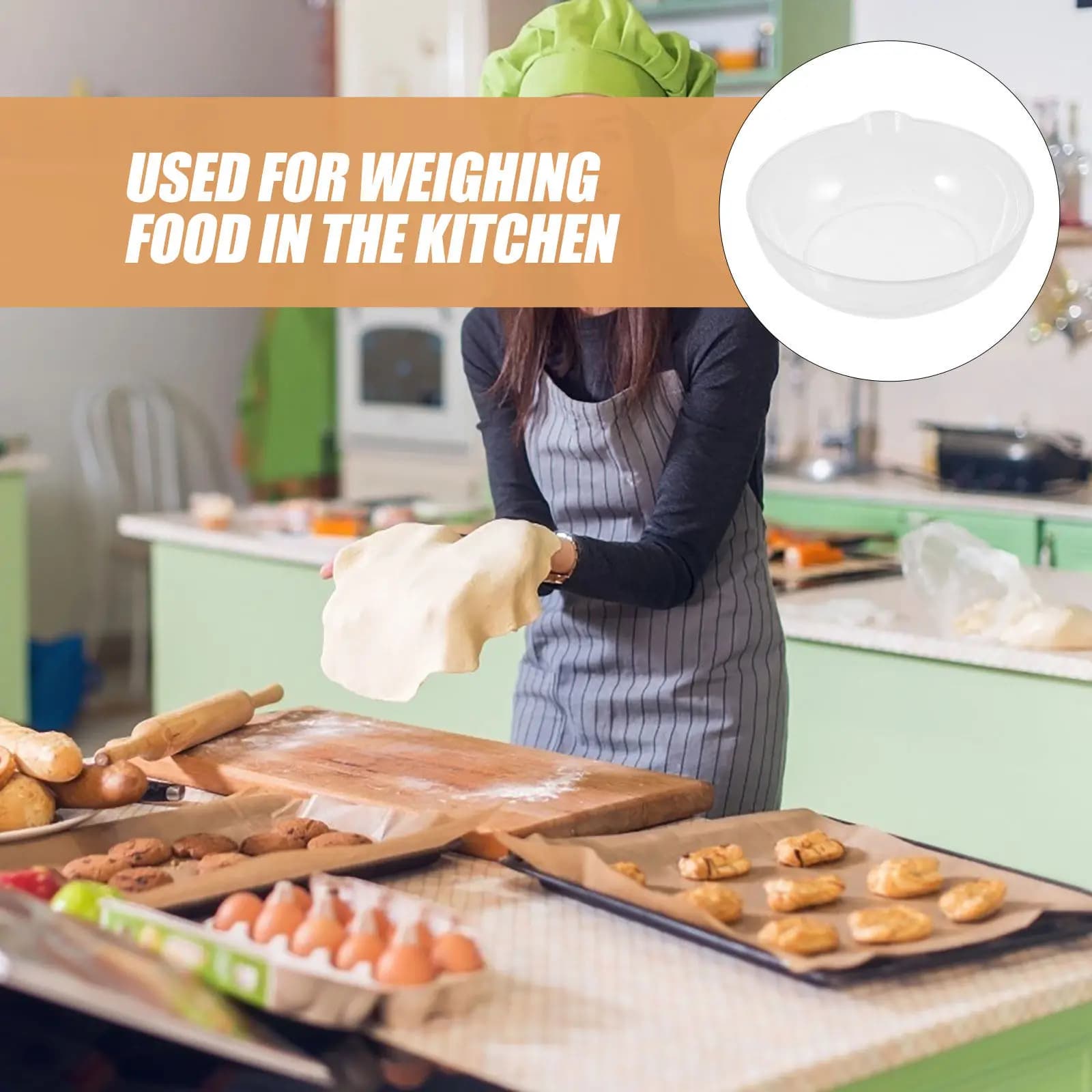 Bilancia Elettronica da Cucina con Piatto per Pesare Alimenti e Misurare il Peso in Grammi