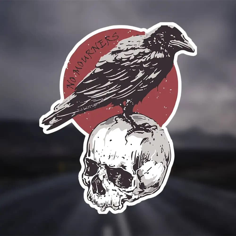 No Mournersdecal Six Ofinspired Sticker For Laptop Water Bottle Macbook C Waterproof Stickers For Decorating Car Windows Motorcy