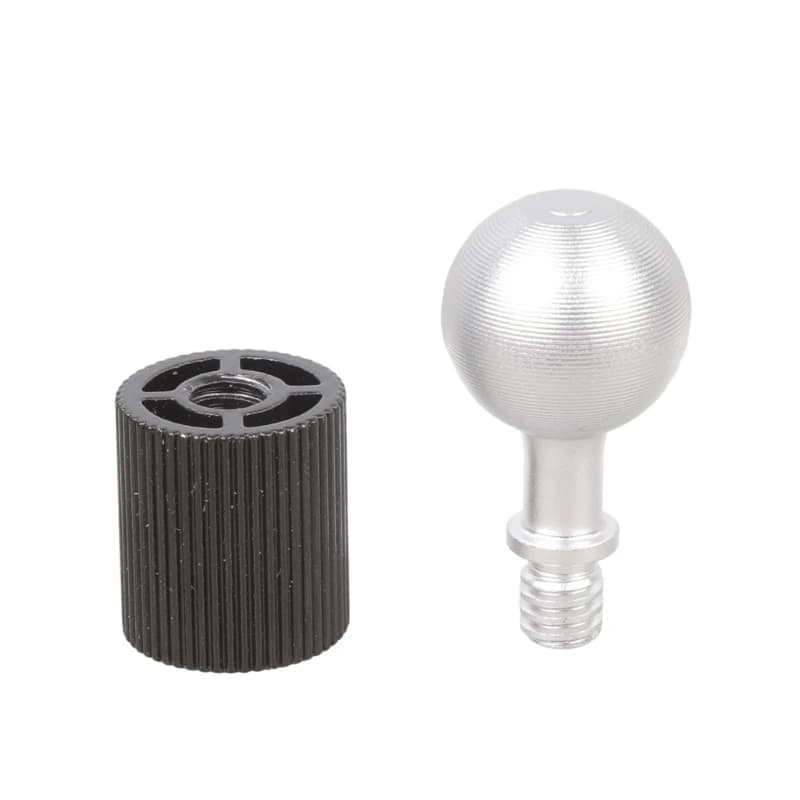 Y2GD Adattatore multiuso per testa a in lega alluminio da 17 mm con convertitore 1/4 per supporti per treppiedi per per