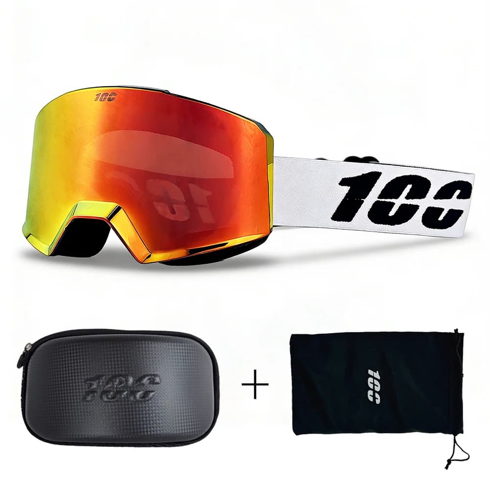 Nuovi occhiali da sci magnetici occhiali da snowboard antiappannamento UV400 a cambio rapido occhiali da sci con lenti a doppio strato per uomo donna uomo