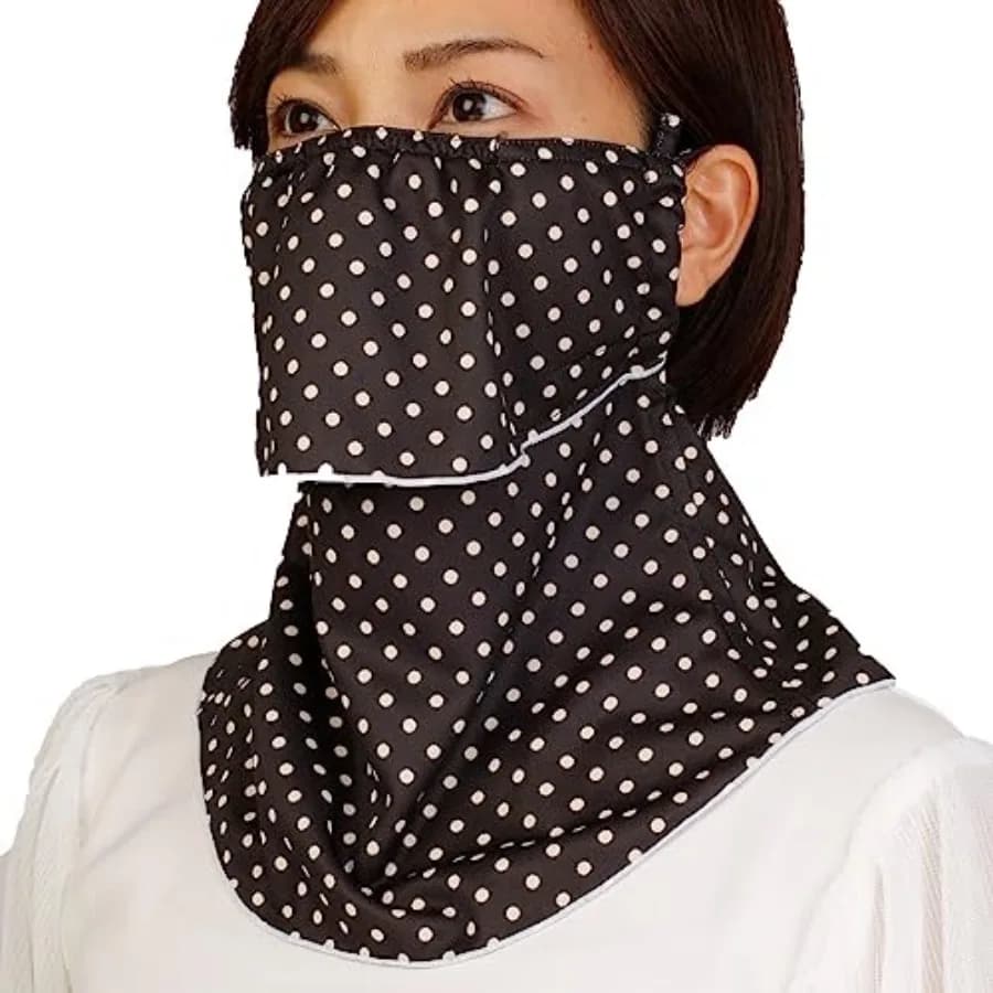 YAKeNU Maschera UV CUT, Copriviso in tessuto per esterni, Copricollo traspirante, Yake-nu