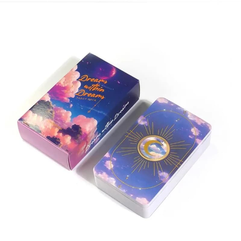 Sogni entro i sogni Mazzo di tarocchi Carte Divinazione Versioni inglesi Edizione Oracle Giochi da tavolo per feste