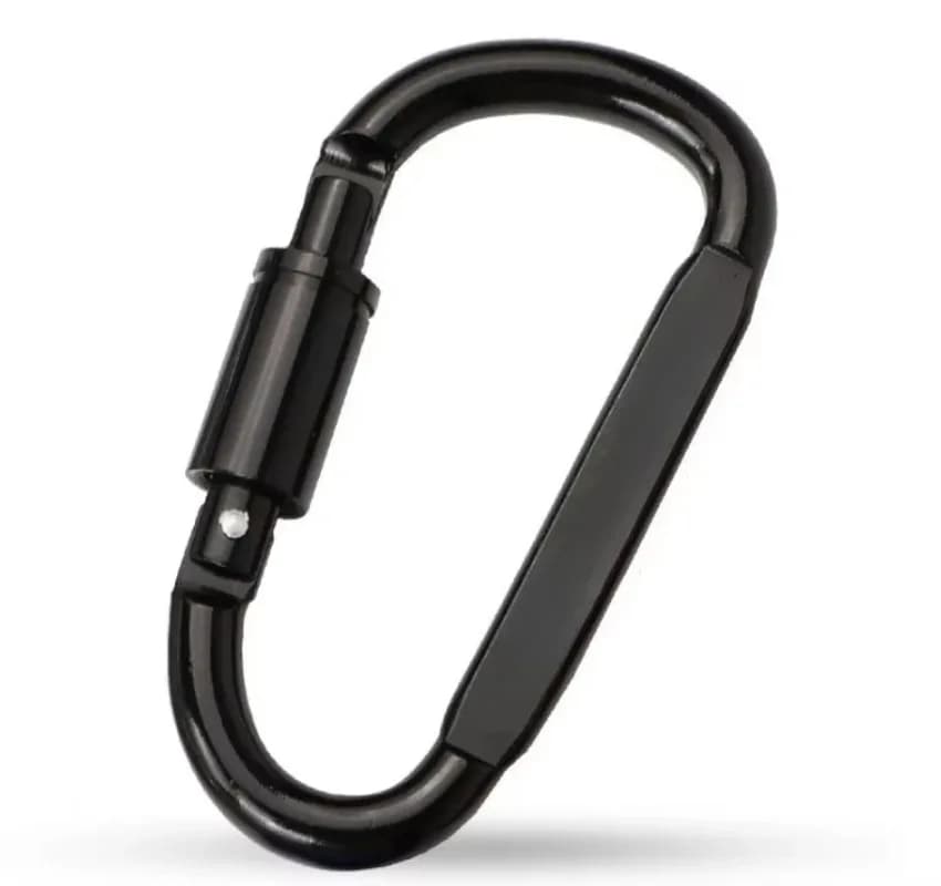 Fixed Backpack Hanging Buckle with Outdoor Survival Tool for Climbing Camping Hiking Tours Screw Lock Hook Key Chain
