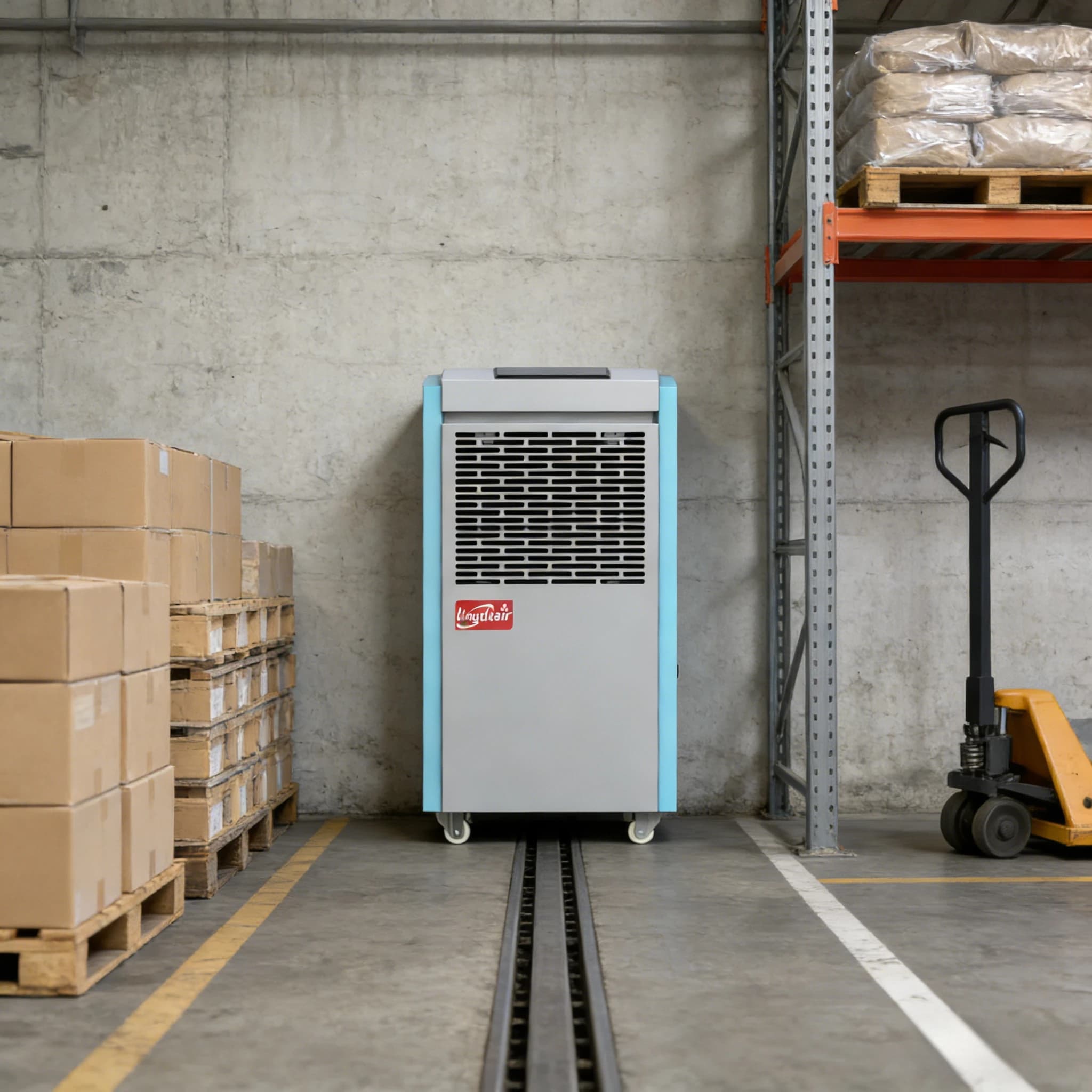Deumidificatore Elettrico Industriale Commerciale per Seminterrati e Magazzini con Display Digitale e Funzione Timer