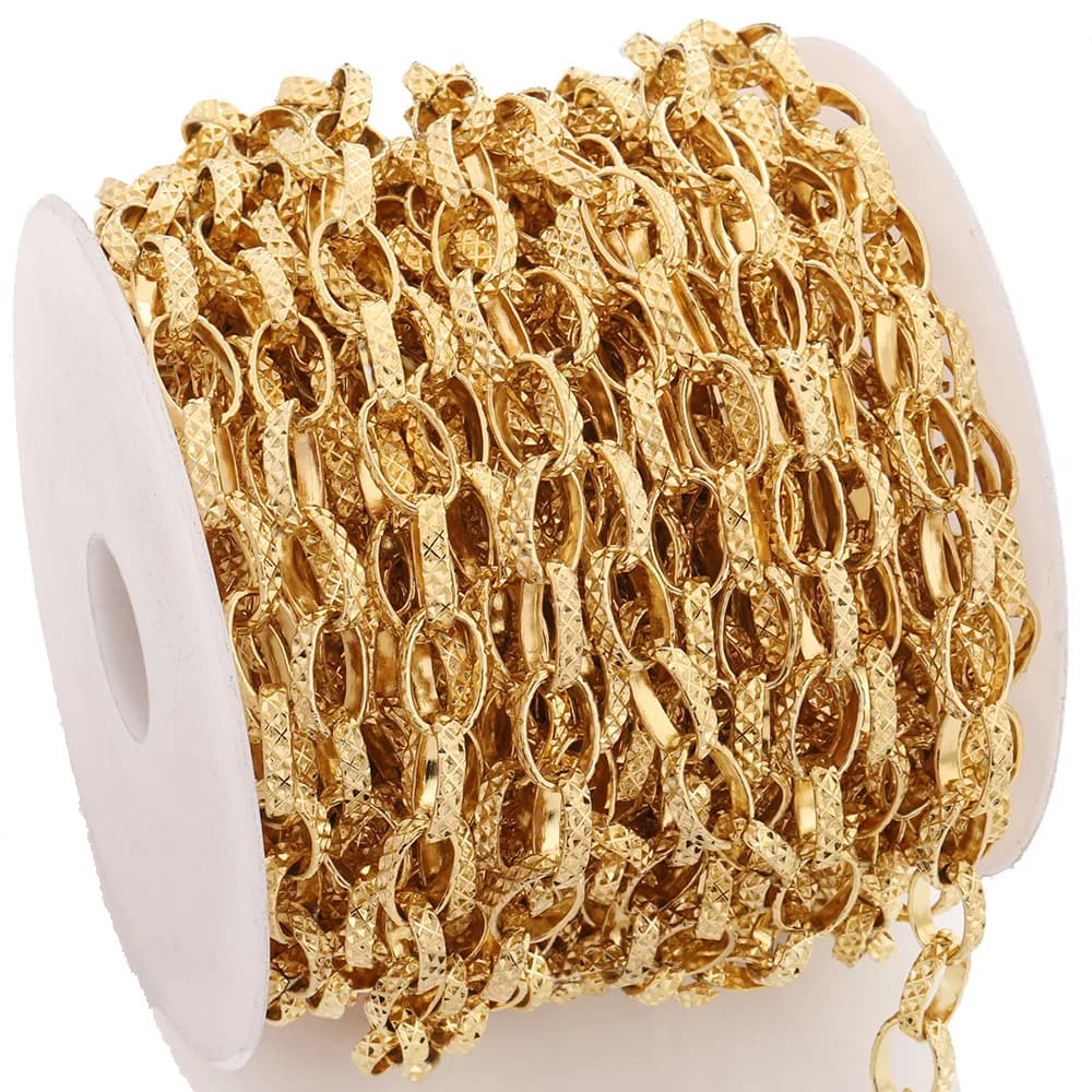 WT-STS023 Catena di gioielli in metallo in acciaio inossidabile color oro dal design semplice all'ingrosso come risultati popolari di collane fatte a mano femminili