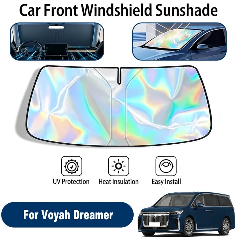 Parasole per parabrezza per Voyah Dreamer, accessori pieghevoli per la protezione solare della finestra anteriore, riflettenti ai raggi UV