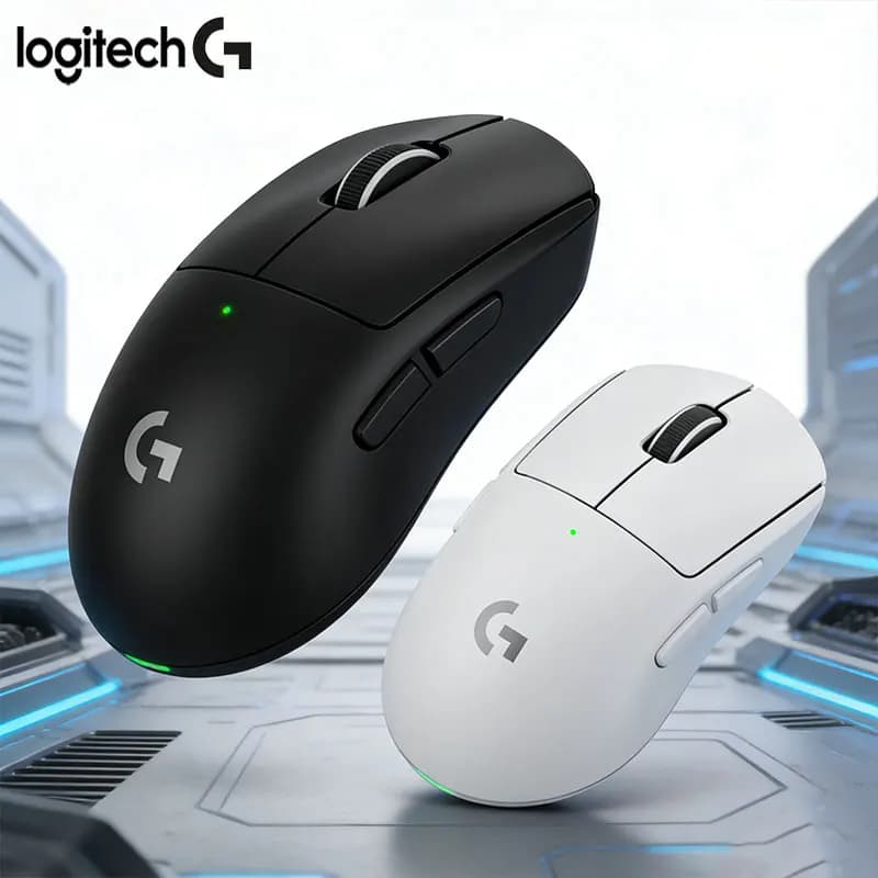 Mouse da Gaming Logitech PRO X SUPERLIGHT/M330/M280 per E-sports, Ufficio con Poggiapolsi, Wireless Silenzioso, Compatibile con PC e Laptop