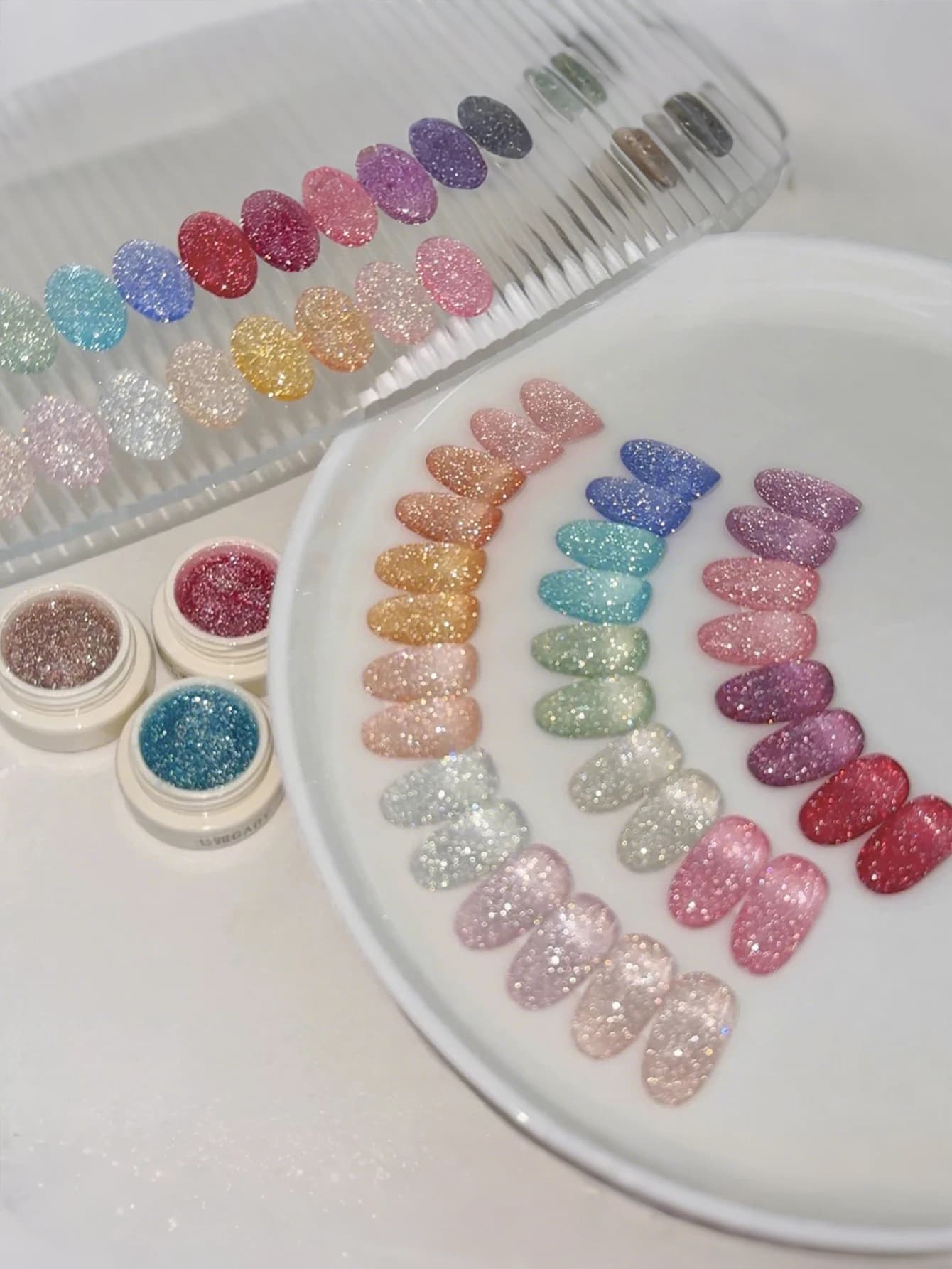 Nail Polish Strobe City Diamond 12ML, New Style 2026, Transparent Nail Gel Nude Pink Green, Nail Supplies 1pz