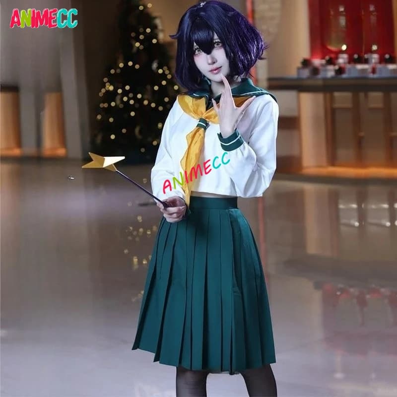 ANIMECC IN STOCK Hiiragi Utena Araga Kiwi Cosplay Anime Gushing Over Magical Girls Cosplay Uniforms Scholastic Halloween Costumes
