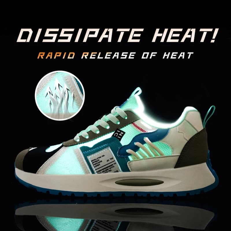 A Pair of Men's Thick-Soled Shock-Absorbing Walking Shoes, Outdoor Non-Slip and Wear-Resistant Camping Shoes, Soft-Soled, Comfortable for Daily Walking, Light Hiking, Camping, Trendy Deconstructed Casual Dad Shoes