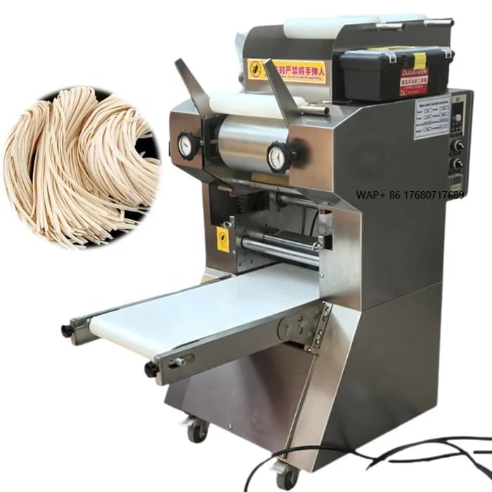 Macchina Elettrica Commerciale per la Produzione di Noodles Rotondi e Piatti, Pressa e Tagliatrice per Pasta