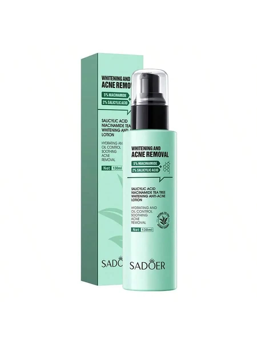130ml Salicylic Acid & Niacinamide Acne-Fighting Lotion - Tea Tree Oil Oil-Control Formula, Specifically Designed For Blemish-Prone Skin