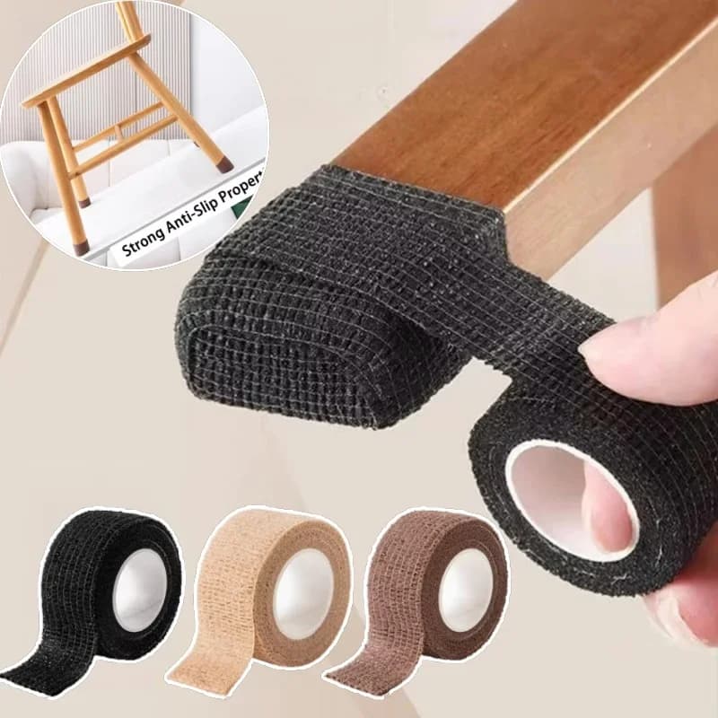 Copertura in feltro autoadesiva per gambe di tavoli, protezione per pavimenti, silenziosa, antiscivolo, per mobili, nastro multifunzionale