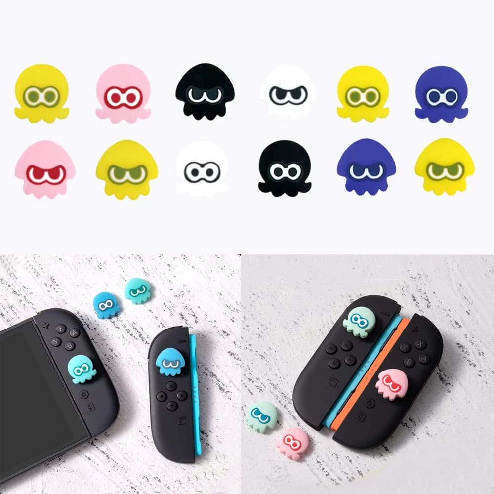 Copri Joystick in Silicone Morbido per Controller di Gioco Switch 2/NS Pro, Sony PS5, PS4 Slim, Xbox One Series X/S, Custodia per Impugnatura del Pollice