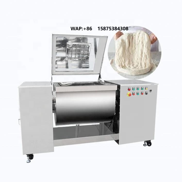 CE Industrial Stainless Steel Cake Dough Mixing Machine Bread Wheat Flour Sigma Blender Food Powder Double Z Arm Mixer