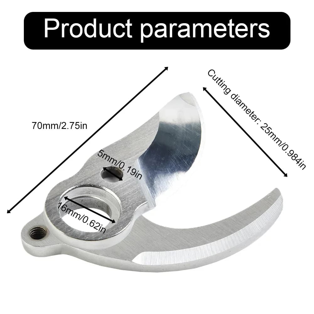 1pair SK5 Electric Pruning Shears Blades Cordless Pruner Cutting-Blade 25mm Pruning Shear Accessory For Pruning