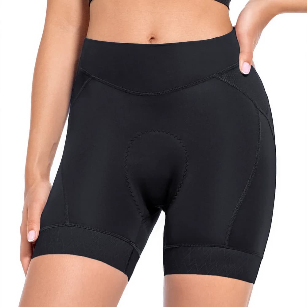 ARSUXEO Women's Cycling Shorts 5D Gel Pad Anti-urb Pro MTB Bike Waist High Waist Road Bike Cycling Breathable