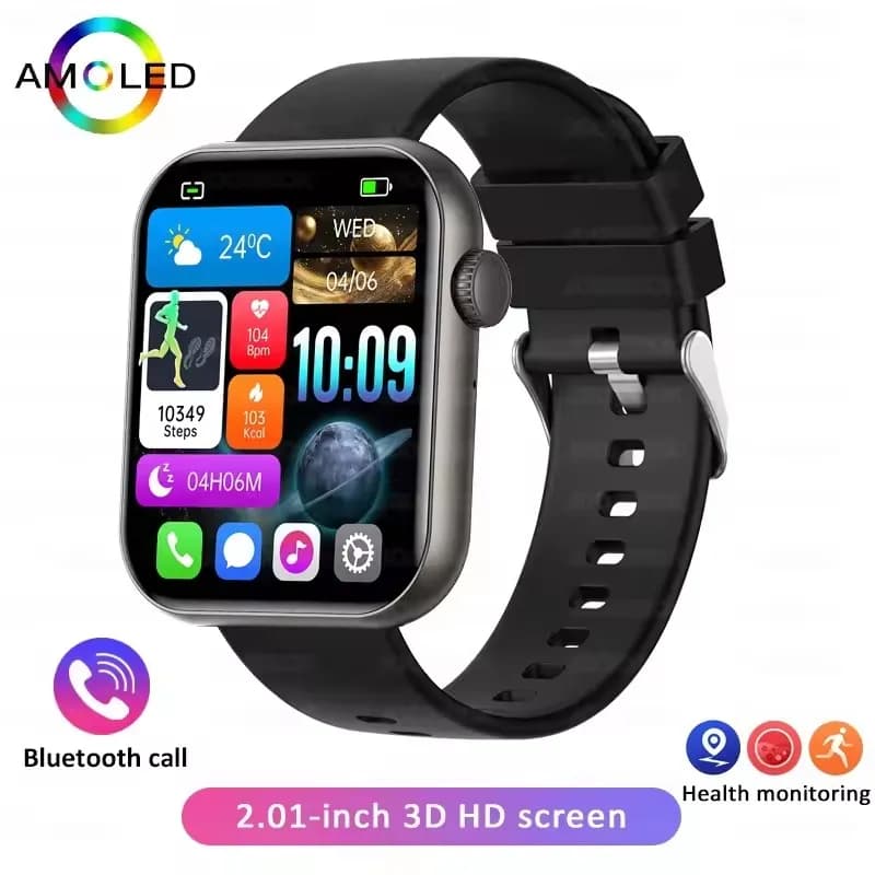 New Full Touch Screen Smart Watch Bluetooth Call Waterproof Sport Fitness Tracker Smartwatch Lady