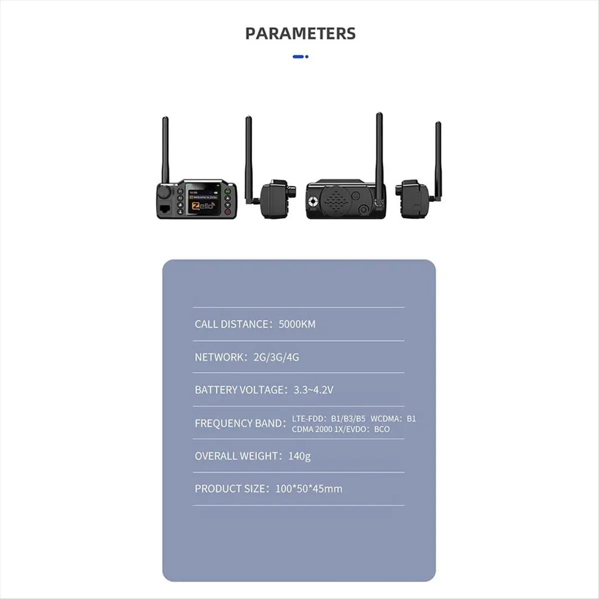A40I 4G Full Band Radio Car Intercom Communicator Set Radio 5000KM National Walkie-Talkie Autoradio Impermeabile
