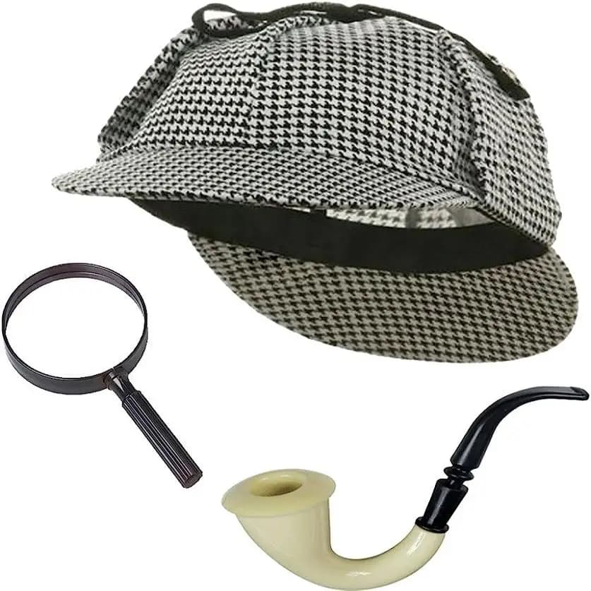 Halloween Detective Dress Up accessori cappello da festa scatena il tuo detective interno-perfetto per feste di travestimenti e cosplay anche