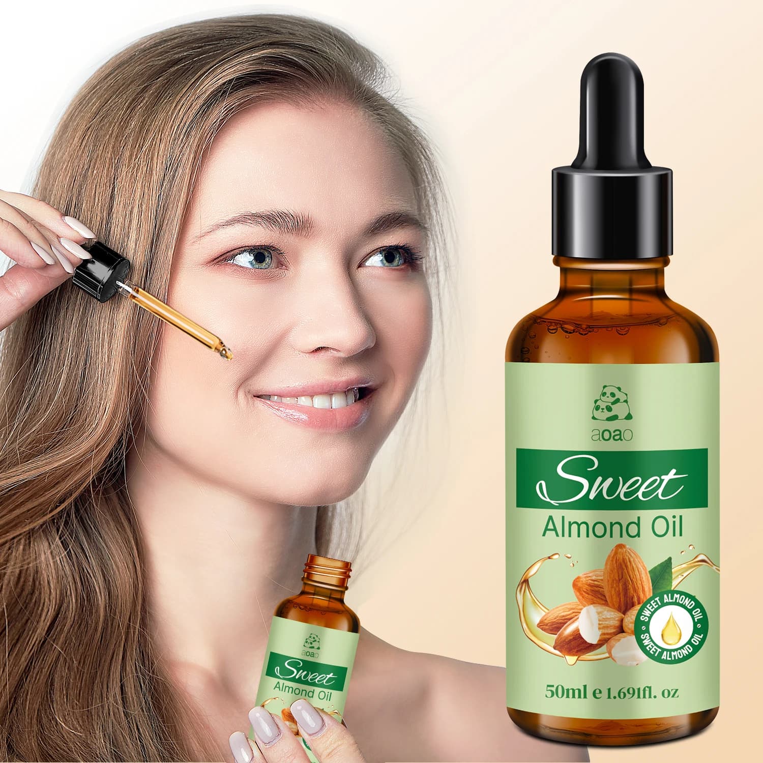 Sweet Almond Oil Is Suitable for Hair, Face, And Body, Making It Ideal for Massages, Baths, And Moisturizing Dry Skin.