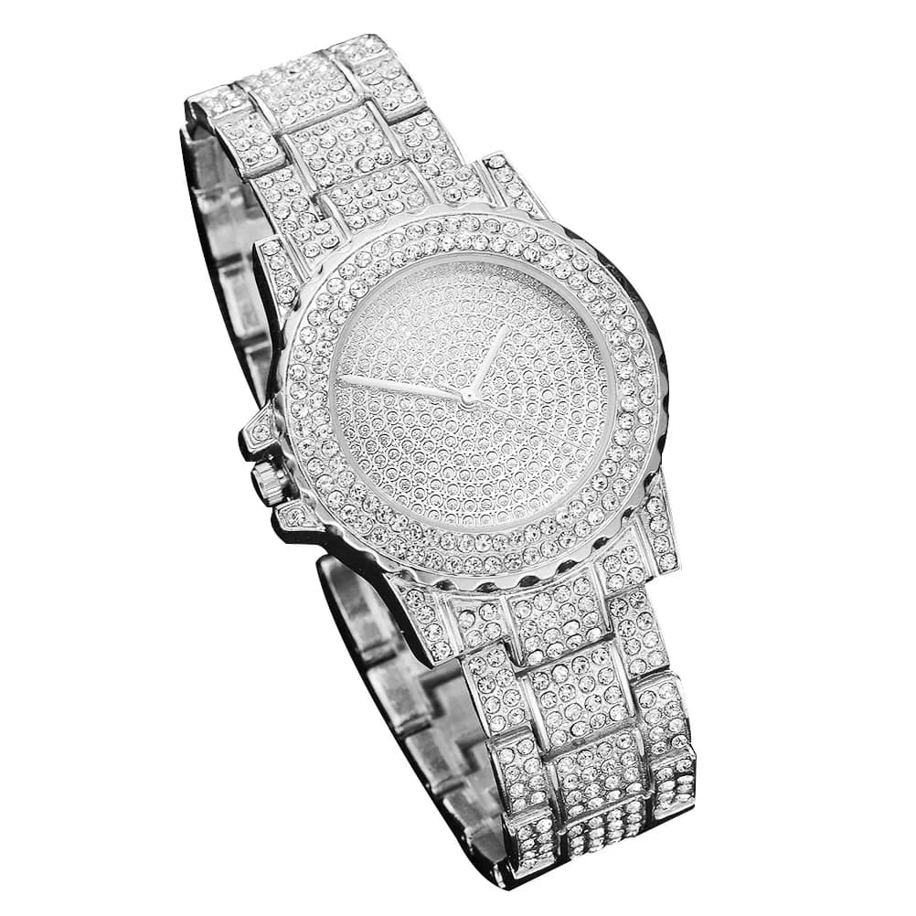 Orologio da donna al quarzo con cassa in lega, quadrante in vetro, leggero, elegante, alla moda, orologio da polso femminile per occasioni casual, regalo aziendale, orologio da donna