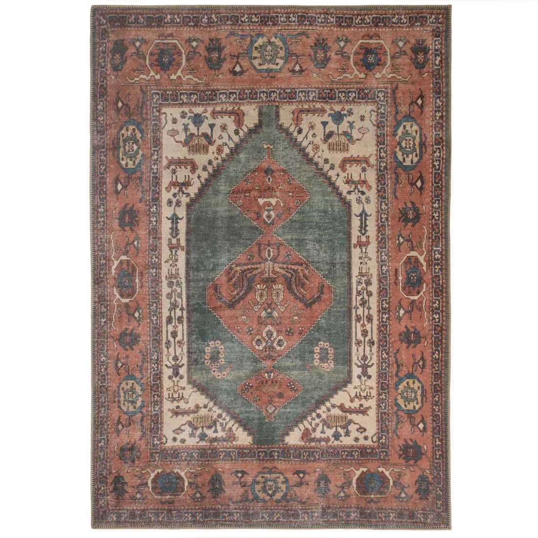 Vintage traditional turke mat Persian turke mat Retr Non-slip mat Ethnic inlet Bathroom Guardaroba Zerbino