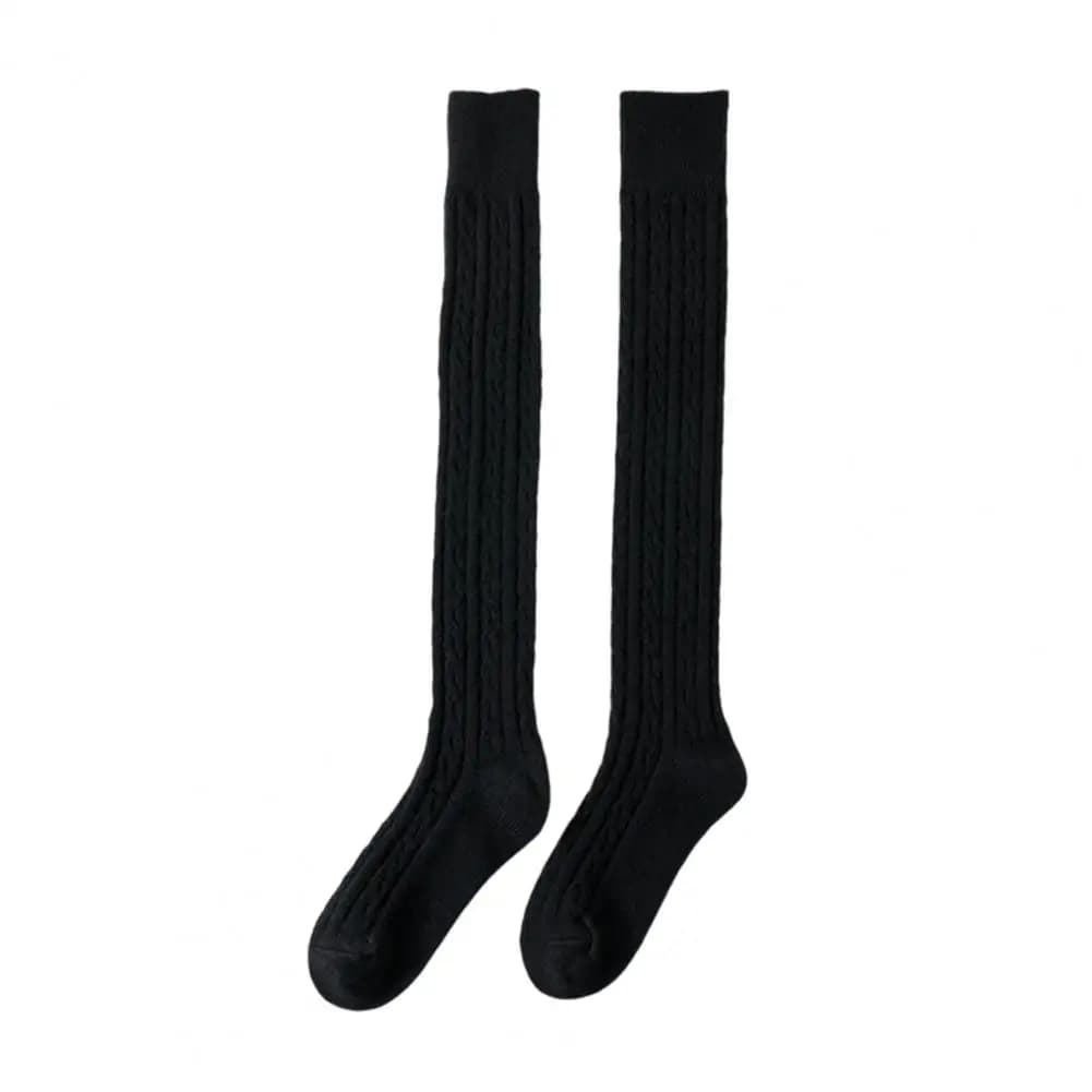 Fashionable Women Legwear Cozy Winter Women's Thigh High Socks Extra Long Cable Knit Leg Warmers for Boots for Cold for Women