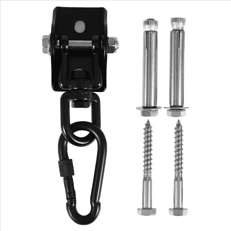 Suspended chair with ceiling hook 360 ° Wheel the swinging hook 450 kg Swing hook for boxing sack, hammock, yoga, etc-B60B