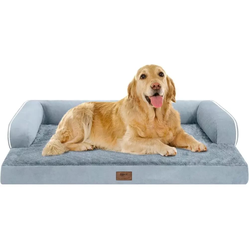 Letto per Cani Extra Large Ortopedico Impermeabile: Letto in Memory Foam per Cani XL Extra Grandi - Divano - Lavabile con Cuscino Rimovibile