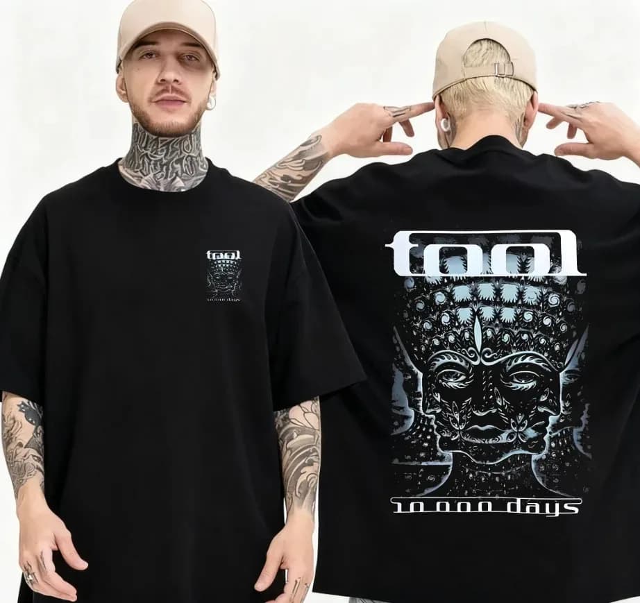 Tool Band Lateralus T-Shirt, Men's Heavy Metal Retro Cotton Short Sleeve, Summer Rock Casual Fashion Fan T-shirt