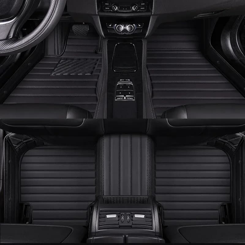 Car-style strip mats for Kia K9 2013-2017 Cadenza Carnival Niro Opirus 2004-2008 Artificial leather car accessories