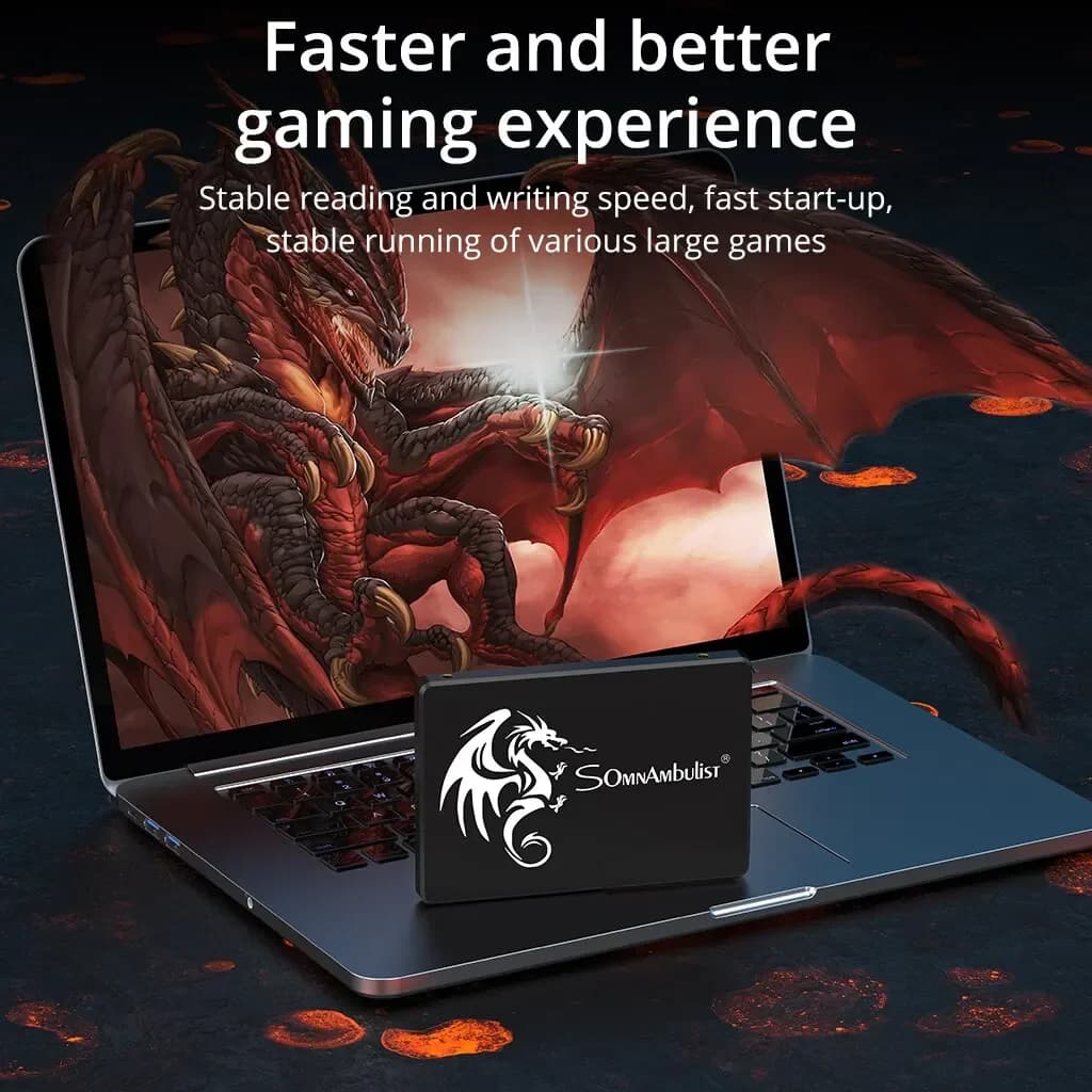 2026 SomnAmbulist 2.5 SSD 240GB 480GB 960GB Internal Sata3 Solid State Drive 128GB 256GB 512GB 1TB 2TB SSD for PC Laptop
