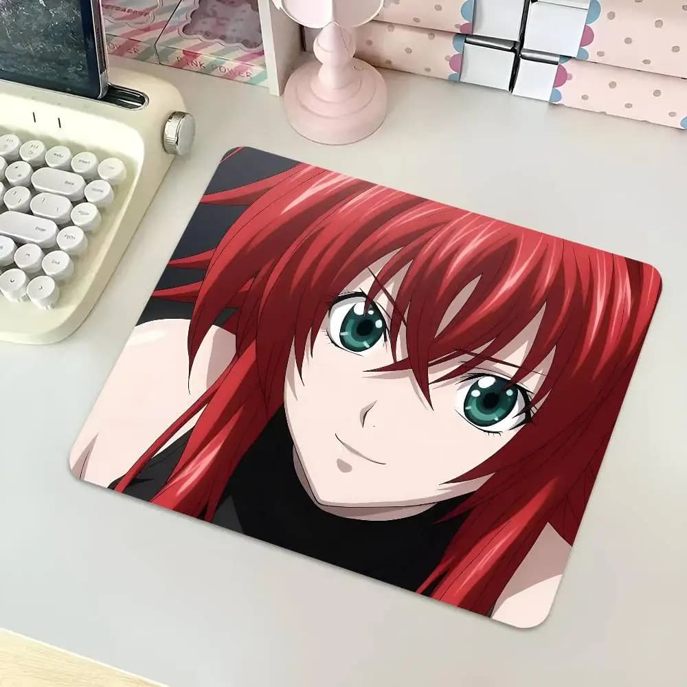 Anime H-High School DxD Mousepad Small LockEdge Mouse Pad For Gamers Computer Desk Pad Rectangular Anti-slip Rubber