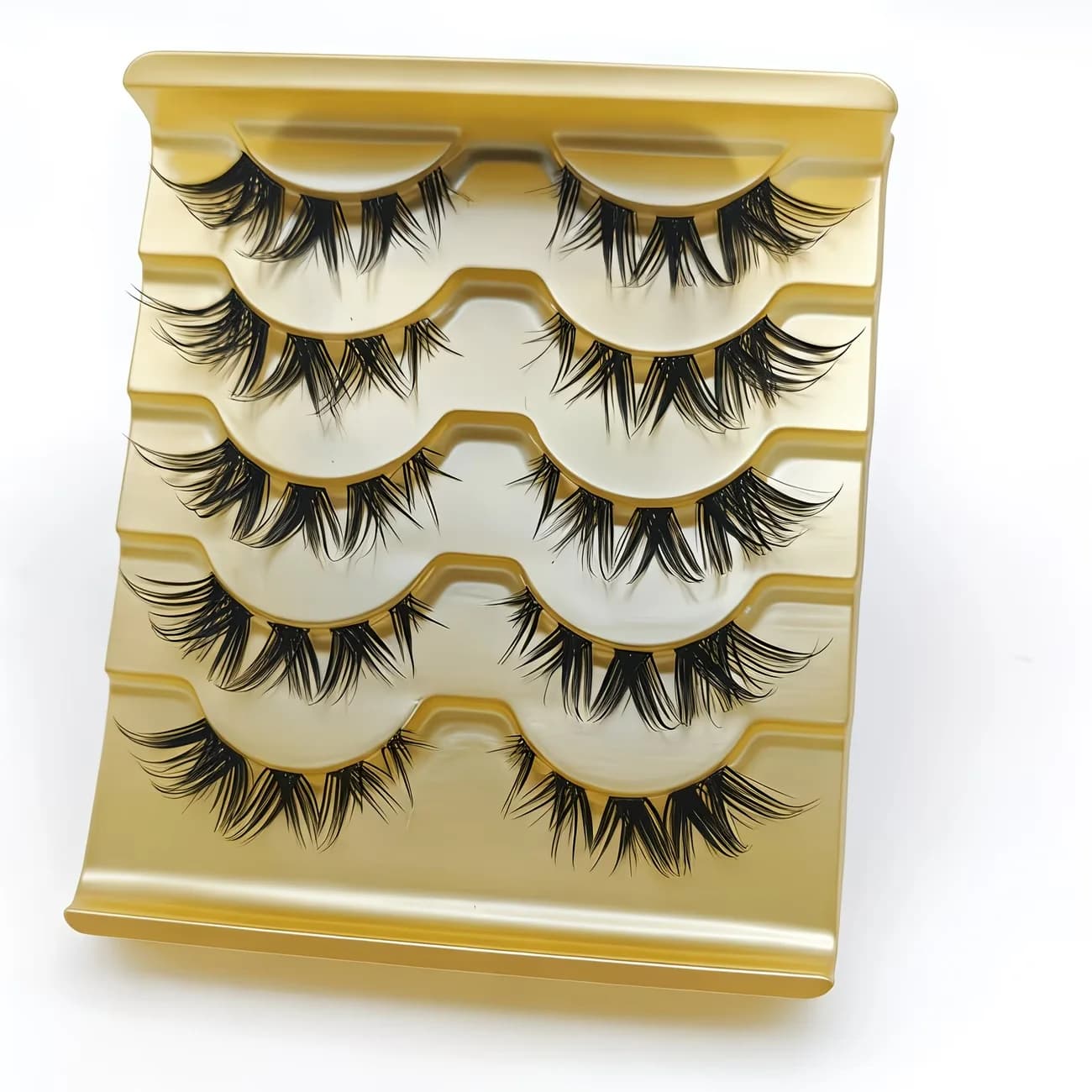 ‌ 5 Paia di Ciglia Finte Stile 2026 - Accessori di Bellezza per Appassionate di Makeup, Ciglia Lunghe e Riutilizzabili per Uso Quotidiano