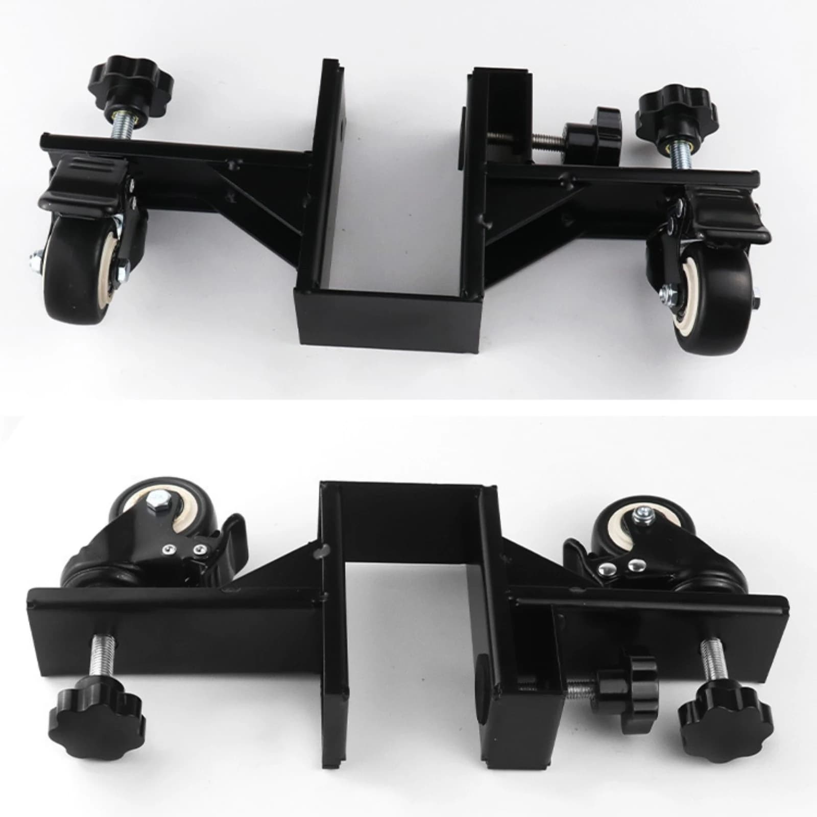 Door Panel Trolley Hand-Tightening Knobs Adjustable Clamping Trolley
