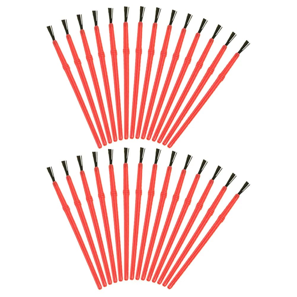 50Pcs Graffiti Painting Brushes Plastic Small Paintbrushes Art Supplies Paint Brush Set for Watercolor Acrylic Gouache