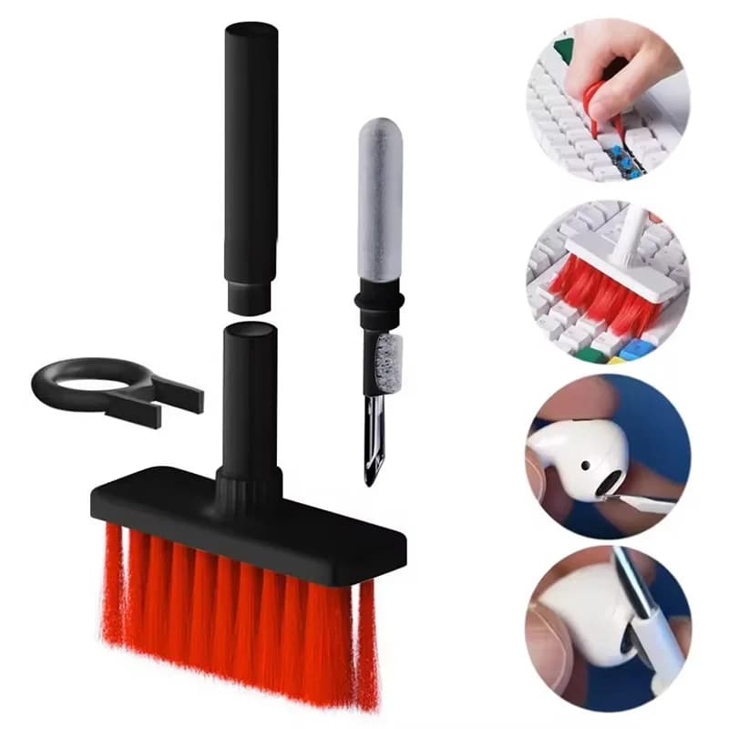 Computer Keyboard Cleaner Brush Earphones Cleaning Pen With Keycap Pulle Cleaning Kit For Earphones iPad Phone PC Cleaning Tools