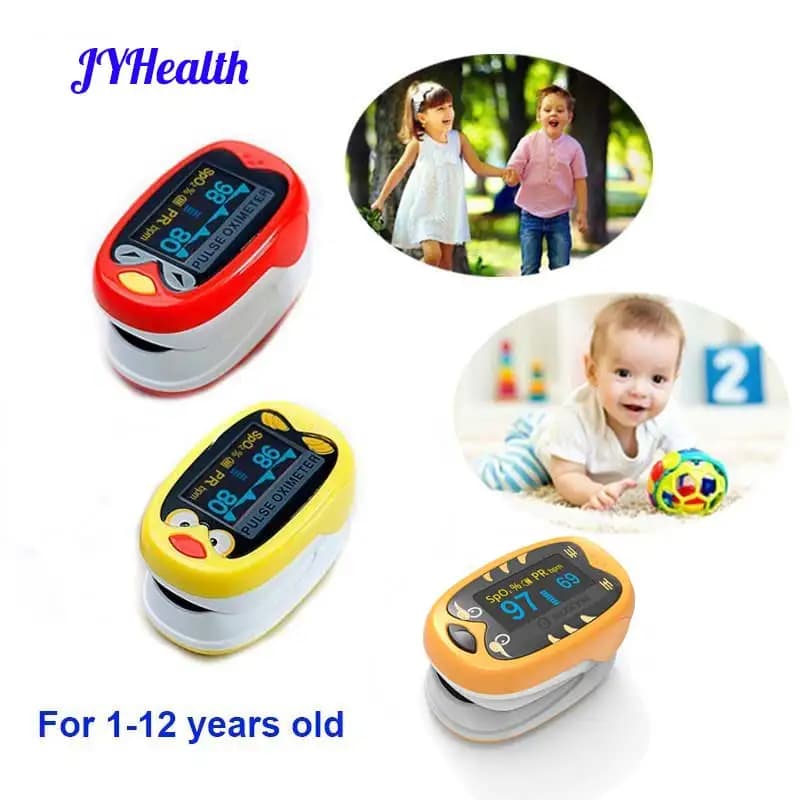 JYHealth Baby Finger Pulsossimeter Pediatric Oximeter Pediatric De Dedo OLED Rechargeable Neonatal Children Children Pulsioximeter