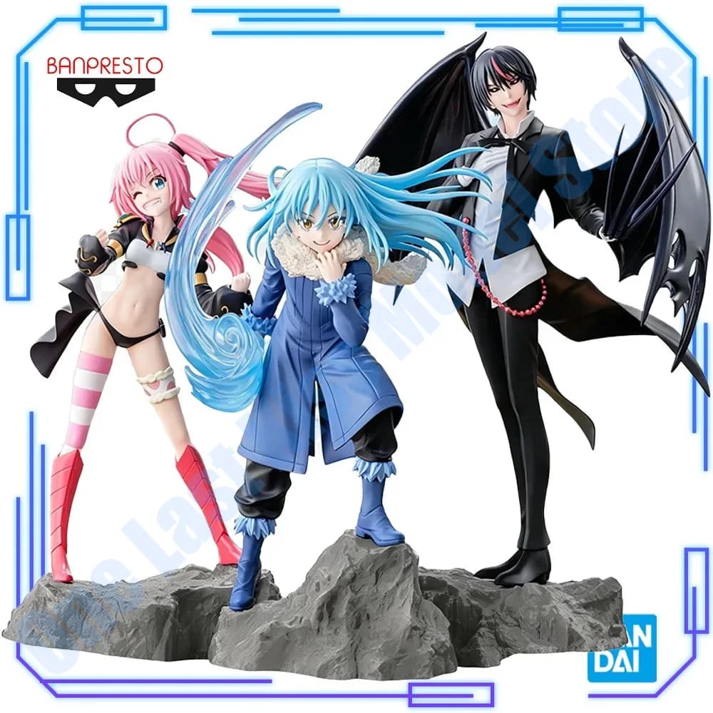 In Stock Bandai Genuine Banpresto That Time I Got Reincarnated As A Slime Milim Nava Rimuru Tempest Diablo Model Toy Figure Gift
