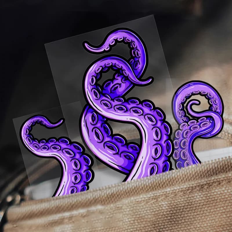 Horror Style Cthulhu Sea Monster Tentacles Scooter Adesivi Impermeabile Fai da te Moto Serbatoio carburante Casco Corpo laterale Decalcomanie in vinile