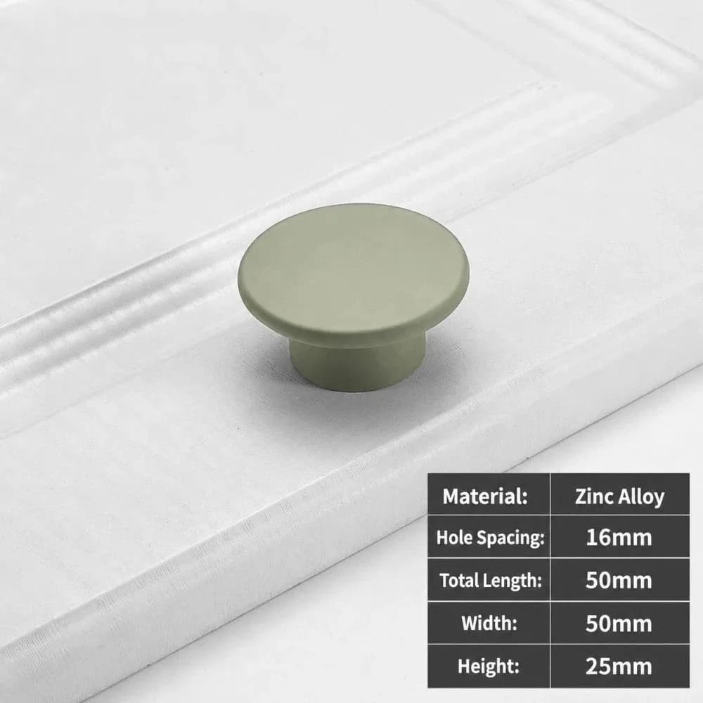 Zinc Alloy Cabinet Door Handle Baking Paint Finish Colorful Wardrobe Handle Surface Treatment Versatile Cupboard Knobs