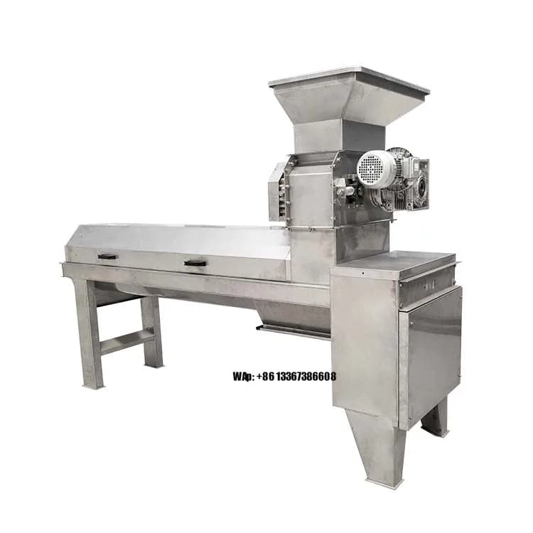 Processing line for peeling seeds, flowers and lotus fruits, seed separator, melagran peeling machine.