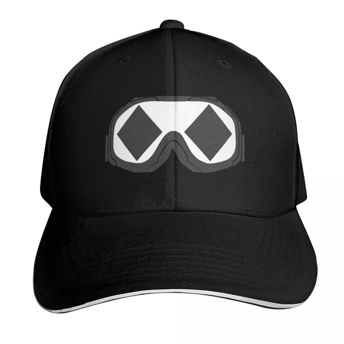 Ski Goggles Double Black Diamond Baseball Cap Snapback Flat Bill Strapback Dad Hat Six Panel Structured Crown