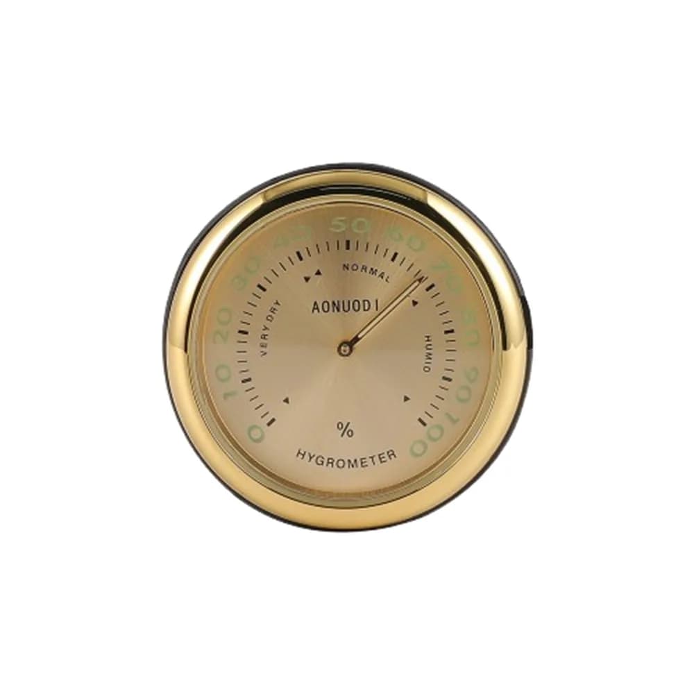 Termometro luminoso montato su auto, display a LED con pannello rotondo, termometro digitale per auto, igrometro per auto, diametro 40 mm, per ufficio
