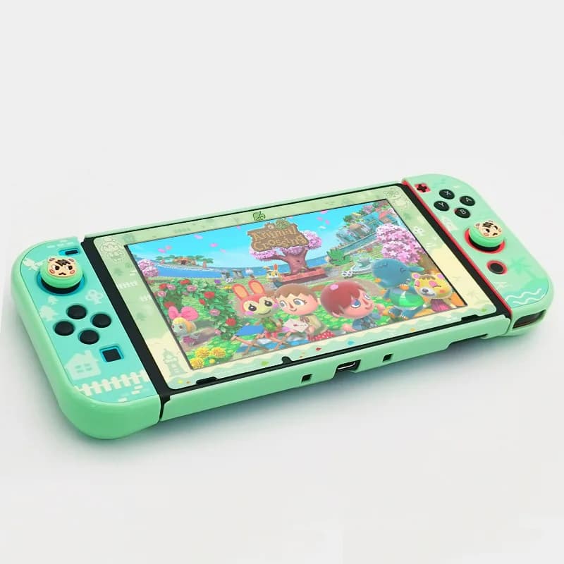 Vetro temperato Premium 9H per Animal Crossing per Nintendo Switch Controller Pellicola protettiva per console di gioco Pellicola protettiva per schermo